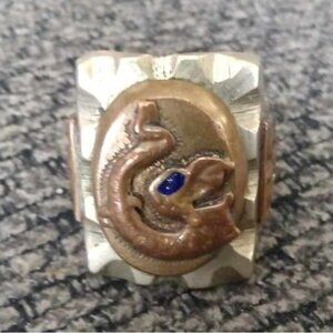 Men's snake ring